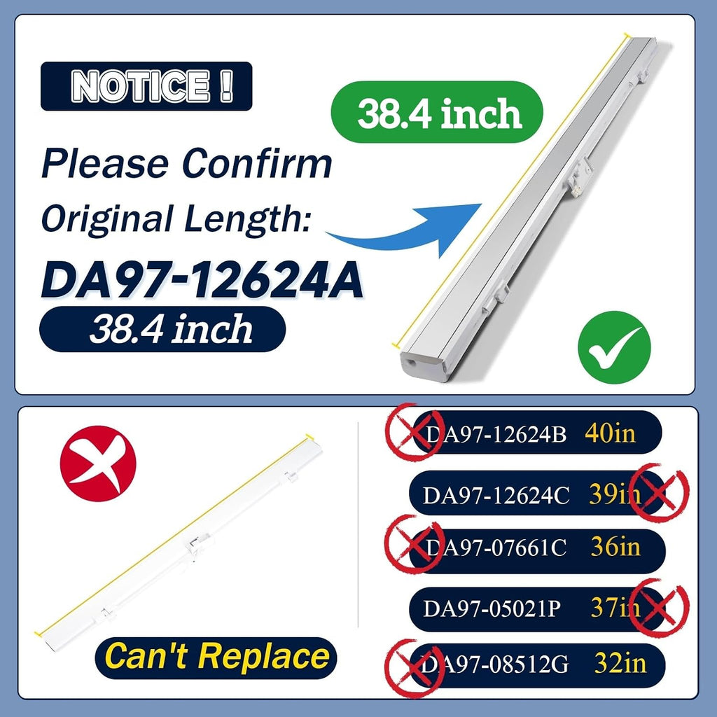 DA97-12624A Refrigerator Door Flipper Assembly For Samsung RF323TEDBSR