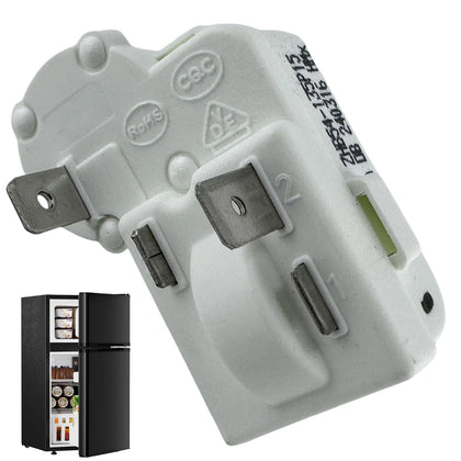 2Pin Refrigerator Overload Protector PTC Starter Relay Compressor | Fits Danby, Haier, Midea mini fridge and freezer