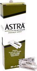 Platinum Double Edge Safety Razor Blades,100 Blades (20 x 5)