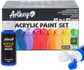 Acrylic Paint Set, 24 Colors 2 oz/59 ml Acrylic Paint Kit for Professional Artists & Beginners – Craft & Art Supplies