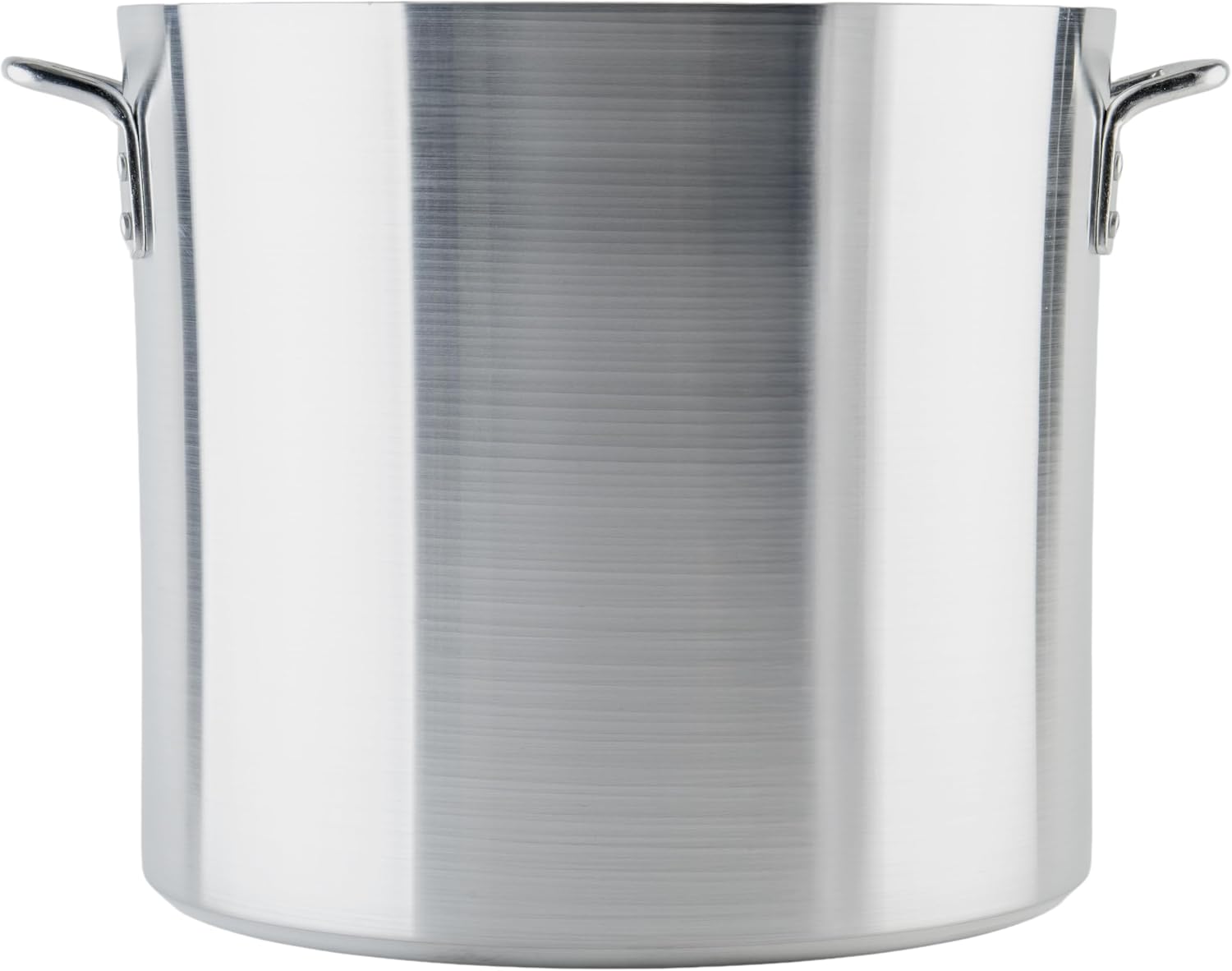6.0mm Aluminum Stock Pot, 32-Quart | Heavy-duty, Riveted handles, Great for Stocks, Soups, Pasta and Batch Cooking
