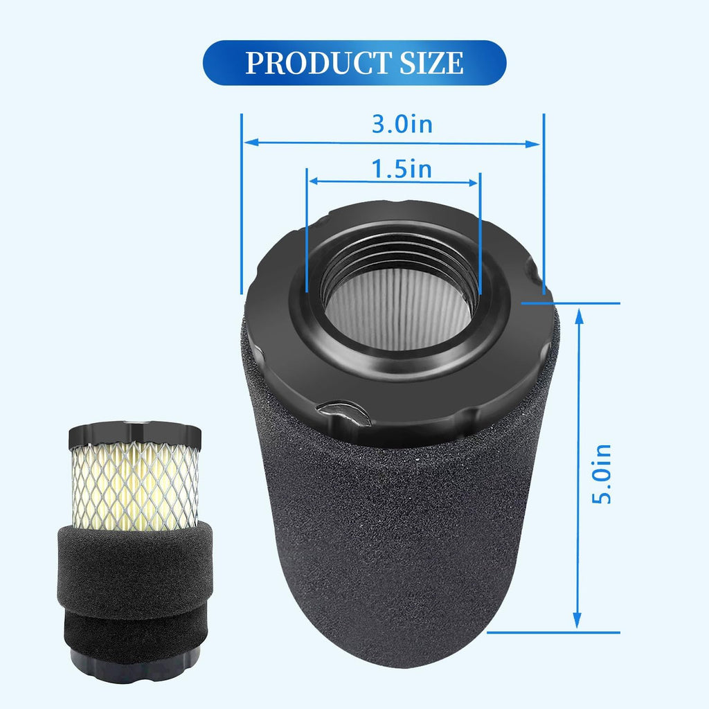 Air Filters Replace for 796031 591334 or 594201 Plus 797704 Foam Pre-cleaner