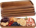 Small Wooden Trays and Platters, Mini Charcuterie Boards, 6 Pack
