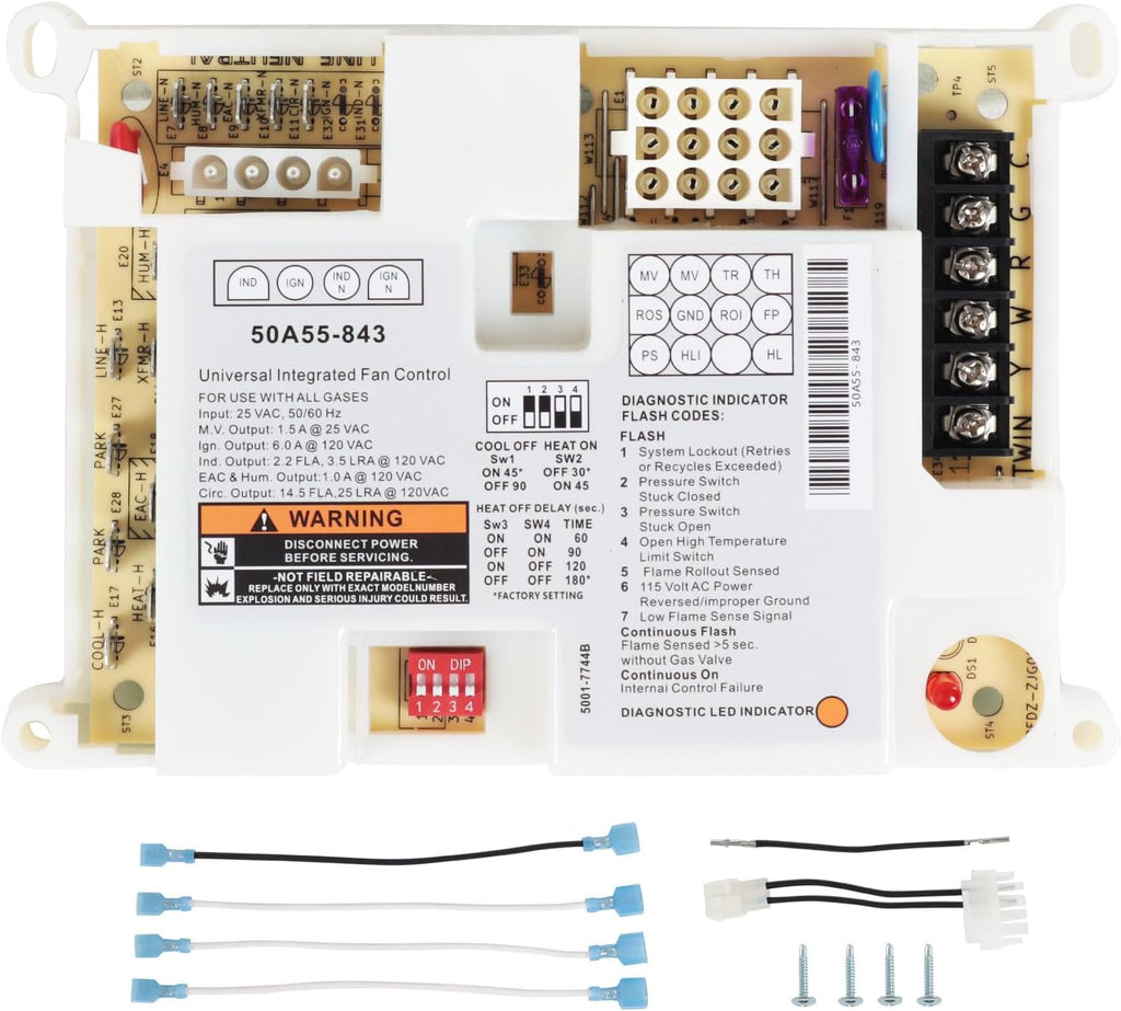 50A55-843 Furnace Control Board Replacement For White-Rodgers