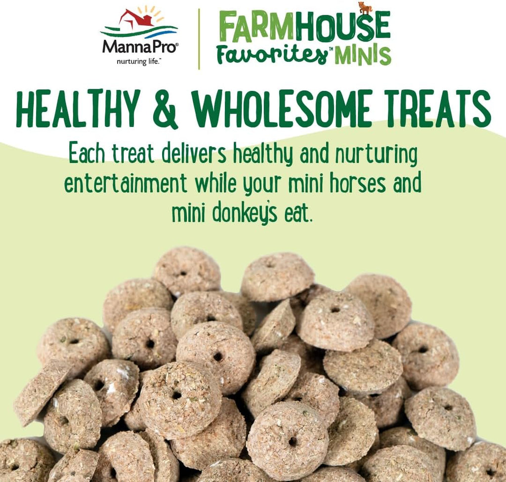 Farmhouse Favorites Mini Horse & Donkey Treats, 3 lb Bag