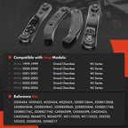 A-Premium Front Upper & Lower Control Arm Kit, with Bushing