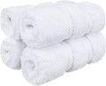 100% Cotton Luxury Turkish Towels, 4 PC Washcloth Set | Soft Absorbent Quick Dry OEKO Tex Standard 100 Certificated