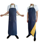 Rubber Apron Waterproof with Pockets, Heavy Duty for Dishwashing