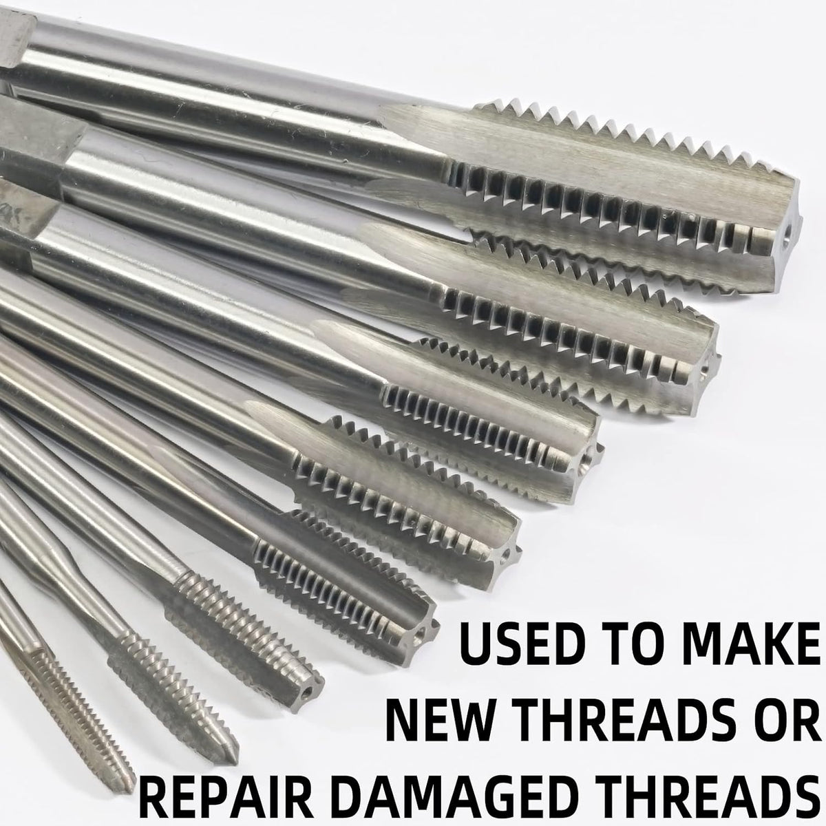 5pcs No 10-24 UNC HSS Machine Tap Right Hand