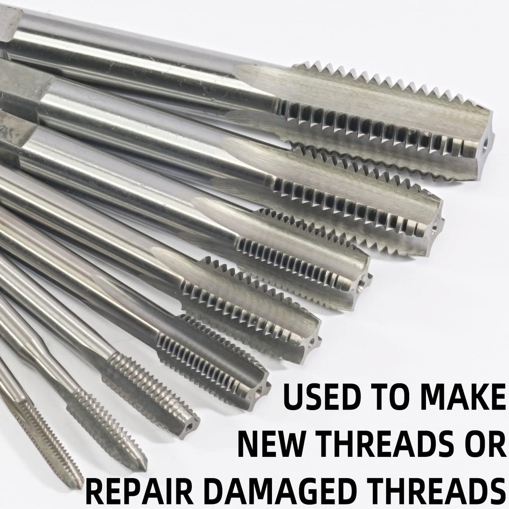 Aceteel M8X1.0 Machine Tap and Die Set Right Hand