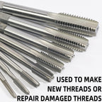 Aceteel M8X1.0 Machine Tap and Die Set Right Hand