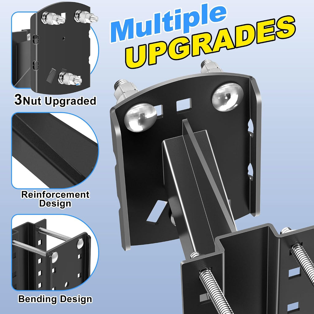 Trailer Spare Tire Mount Bracket, Heavy Duty Spare Tire Carrier Mount for Boat and RV, Fits Most 4 5 6 Lugs Wheels on