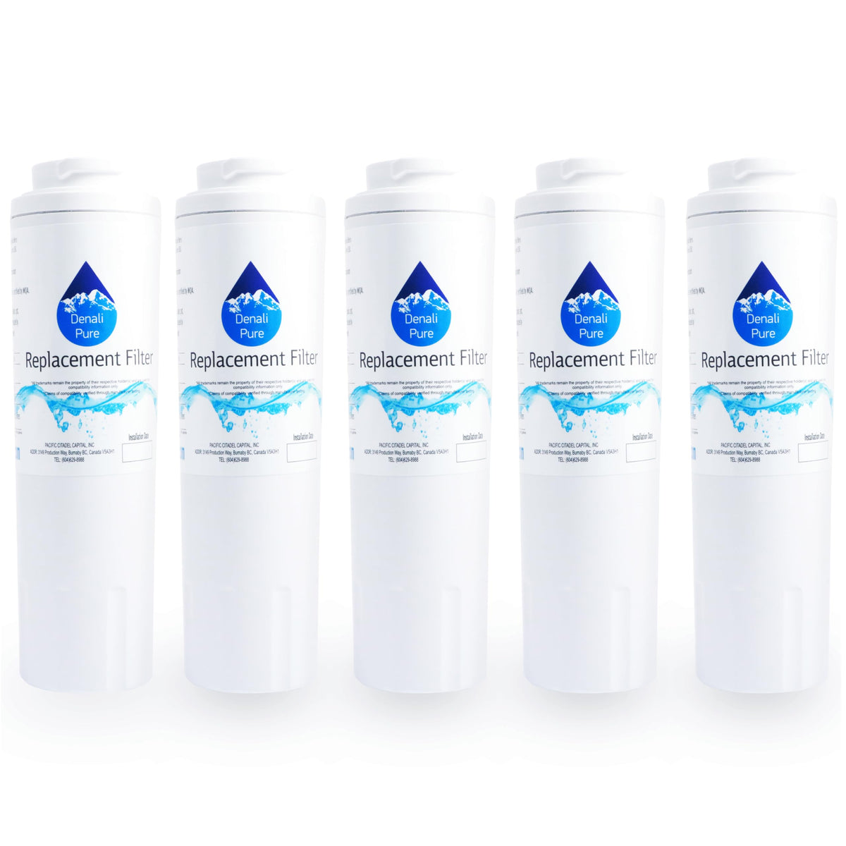 5-Pack Water Filter Replacement for Amana ARSE667BS Refrigerator