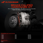 A-Premium Front Left and Right Side Disc Brake Hardware Kit
