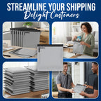 9x12 Poly Mailers 200 Pack, Durable Waterproof Polymailers for Shipping Clothes, Self Seal Mailing Bags for Small