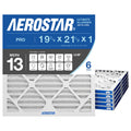 Air Filter 20x20x1 MERV 13 AC Filter, HVAC, Furnace Filter, 6 Pack