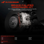 A-Premium Front Disc Brake Hardware Kit Compatible with Ford Models