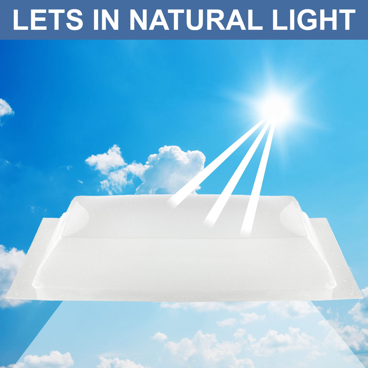 RV Skylight Outer Dome | 14" x 22" Universal Outer Skylight (Clear)