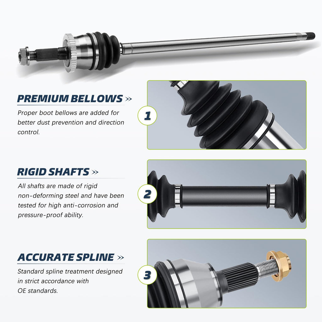 NXTRIP CV Axle Front Right Compatible with 1999-2004 Jeep Grand Cherokee
