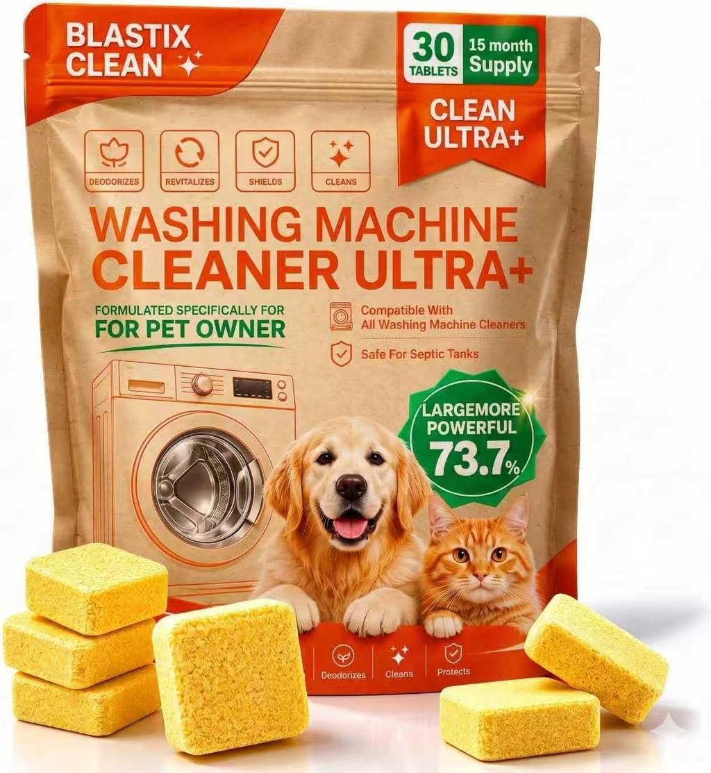 Washing Machine Cleaner Ultra-73.7% Stronger Formula for Pet Owners