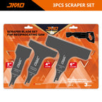 JMD 3-Piece Reciprocating Saw Scraper Blades Set, Scraping Tool Attachment