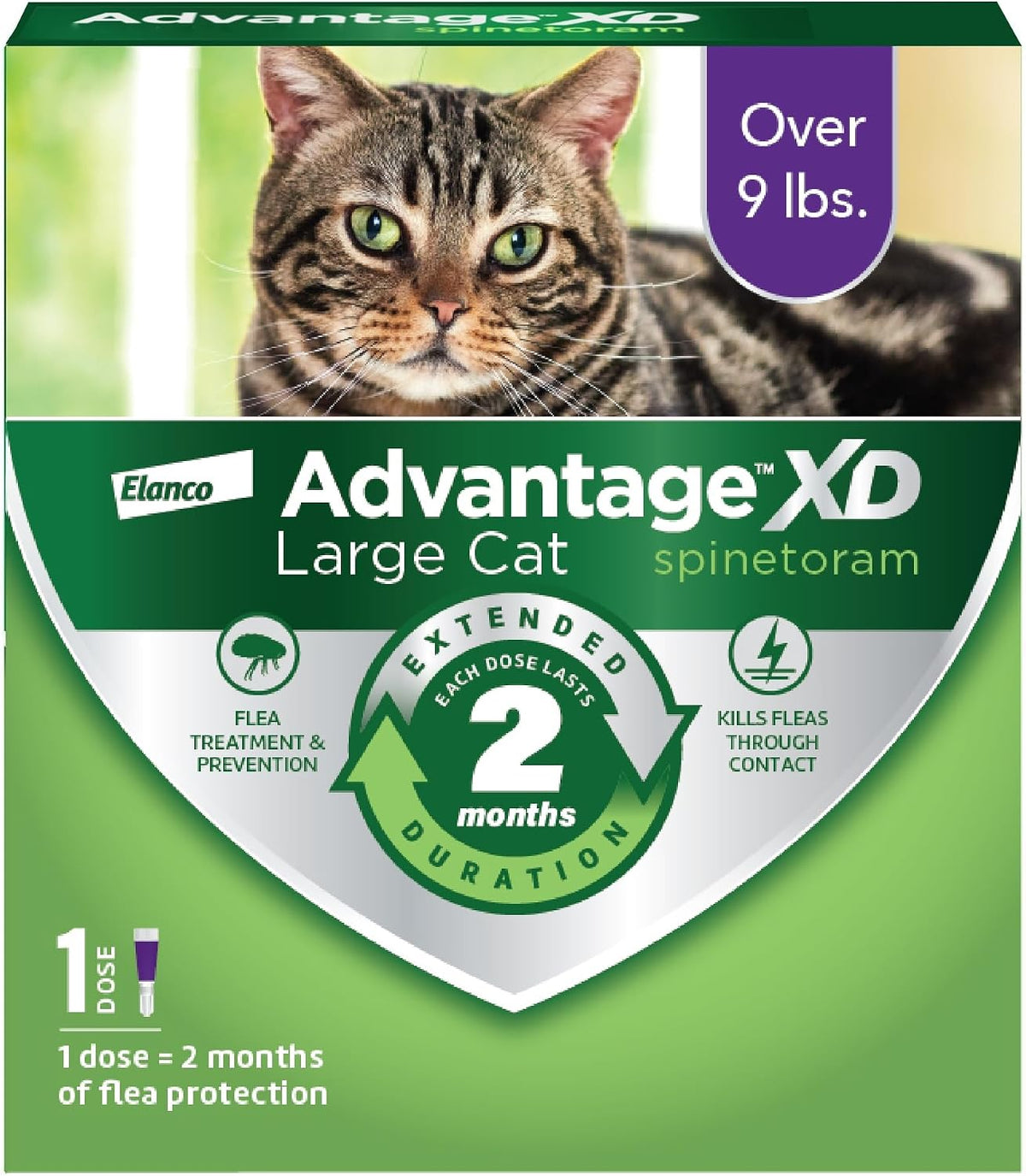 XD (Spinetoram) Large Cat Topical Flea Treatment & Prevention 1ct