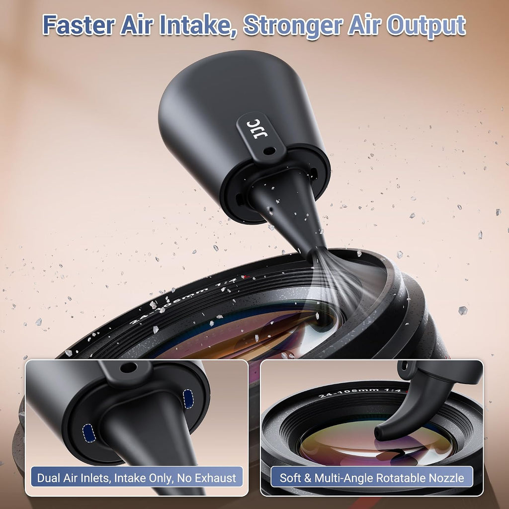 Small Air Dust Blower for Camera Sensor Lens Cleaning with Soft Tip | Camera Blower Works on Multiple Devices