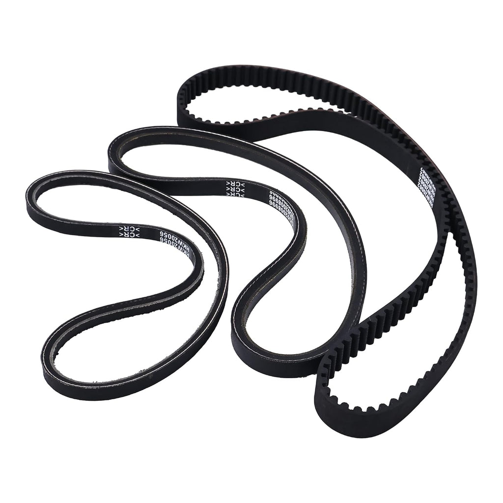 3PCS Lawn Mower Belts 120-3335 121-5765 120-9470 for Toro TimeMaster
