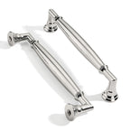 10 Pack 5 Inch Hole Center Polished Nickel Cabinet pulls Solid Heavy Duty Cabinet Pull Cabinet Handles Kitchen
