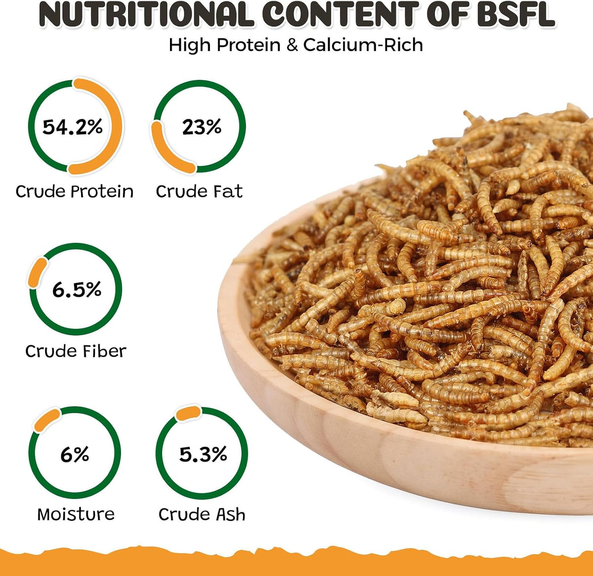 Dried Mealworms 10LB, High-Protein Poultry Treats & Wild Bird Food