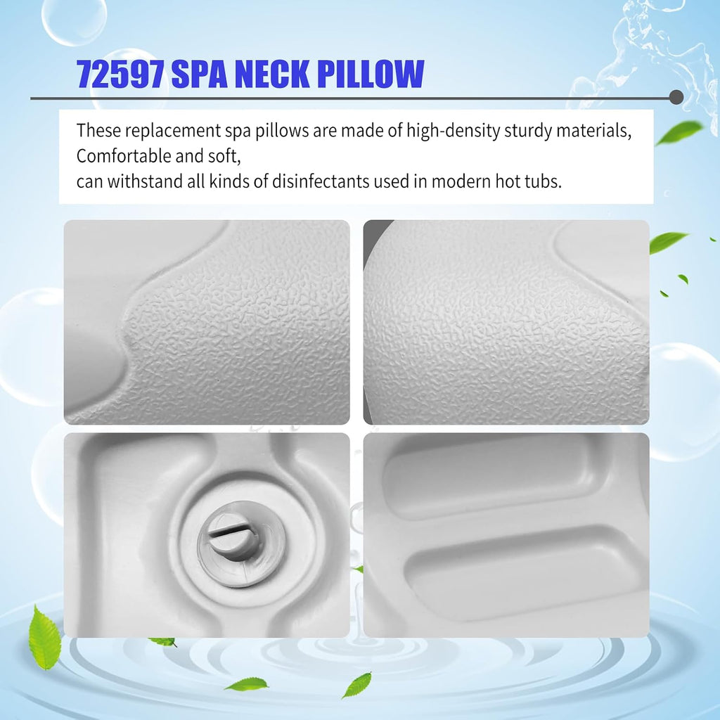 2 Pcs 72597 Spa Pillow Replacement for Hot Spring Highlife Series 2002-2007