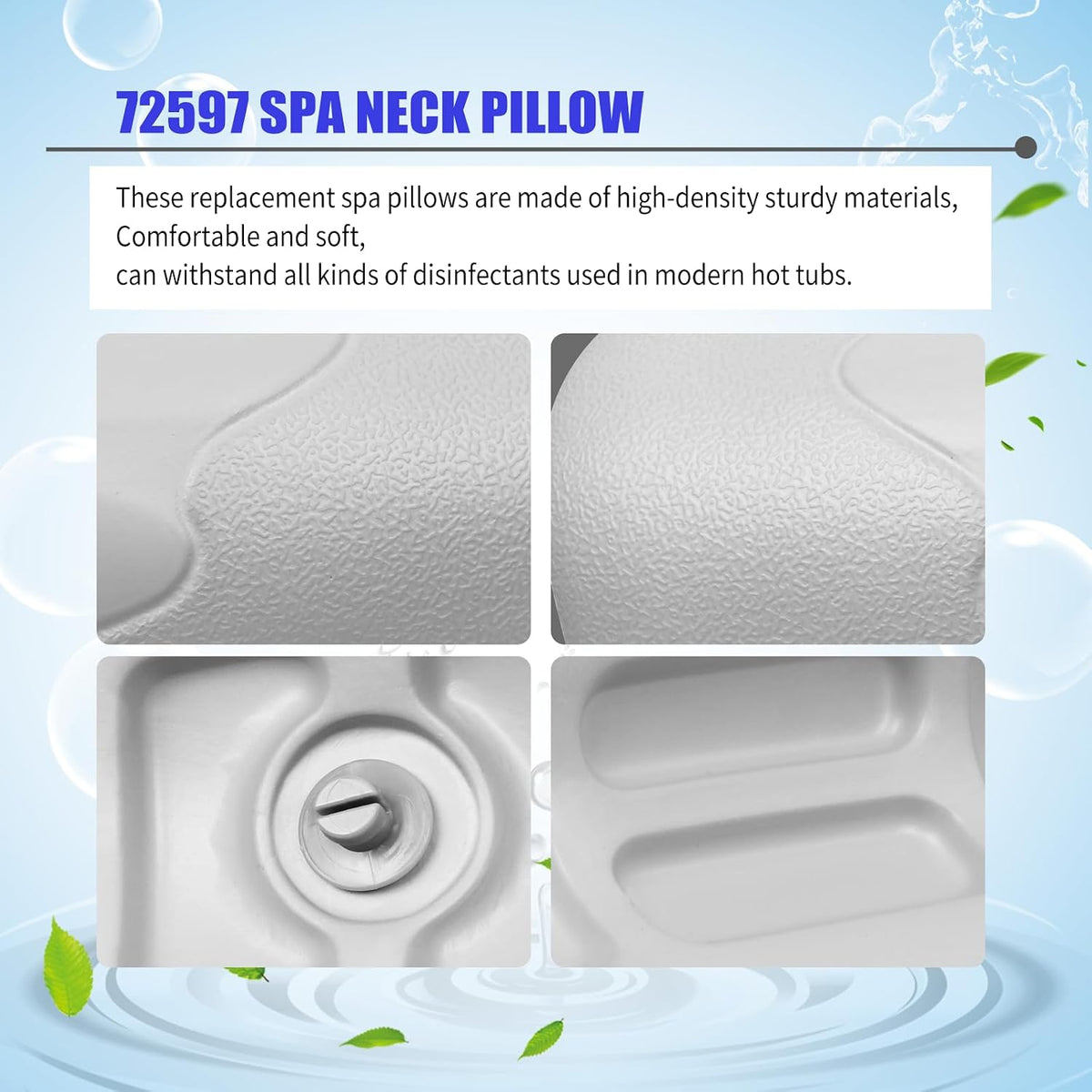 2 Pcs 72597 Spa Pillow Replacement for Hot Spring Highlife Series 2002-2007
