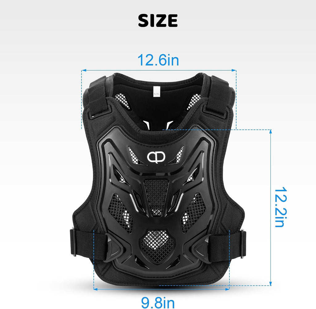 Kids Dirt Bike Gear - Youth Motorcycle Riding Protective Gear Motocross Armor Suit Chest Protector for Boys Girls
