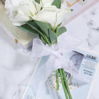 White Sheer Organza Ribbon for Gift Wrapping 2 inch 50 Yards