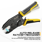 GRENPRO Crimping Tool for Heat Shrink Connectors AWG22-10 Crimping Pliers
