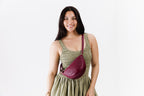 Koala Sling Bag - Full-Grain Leather, Orchid, Large