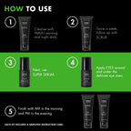Anti-Aging Men's Skin Care Set, 30-Day, 6 Piece Kit