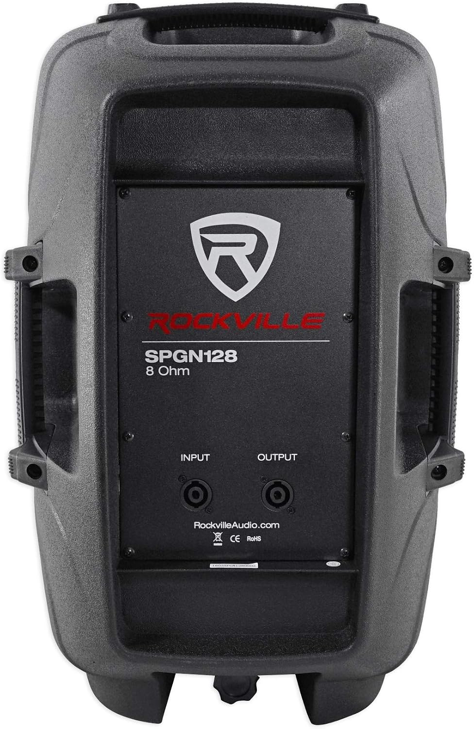 SPGN128 12" Passive 1200W Peak/ 300W RMS DJ PA Speaker 8 Ohm, Lightweight ABS Cabinet, Twist-Lock Connections, Deep