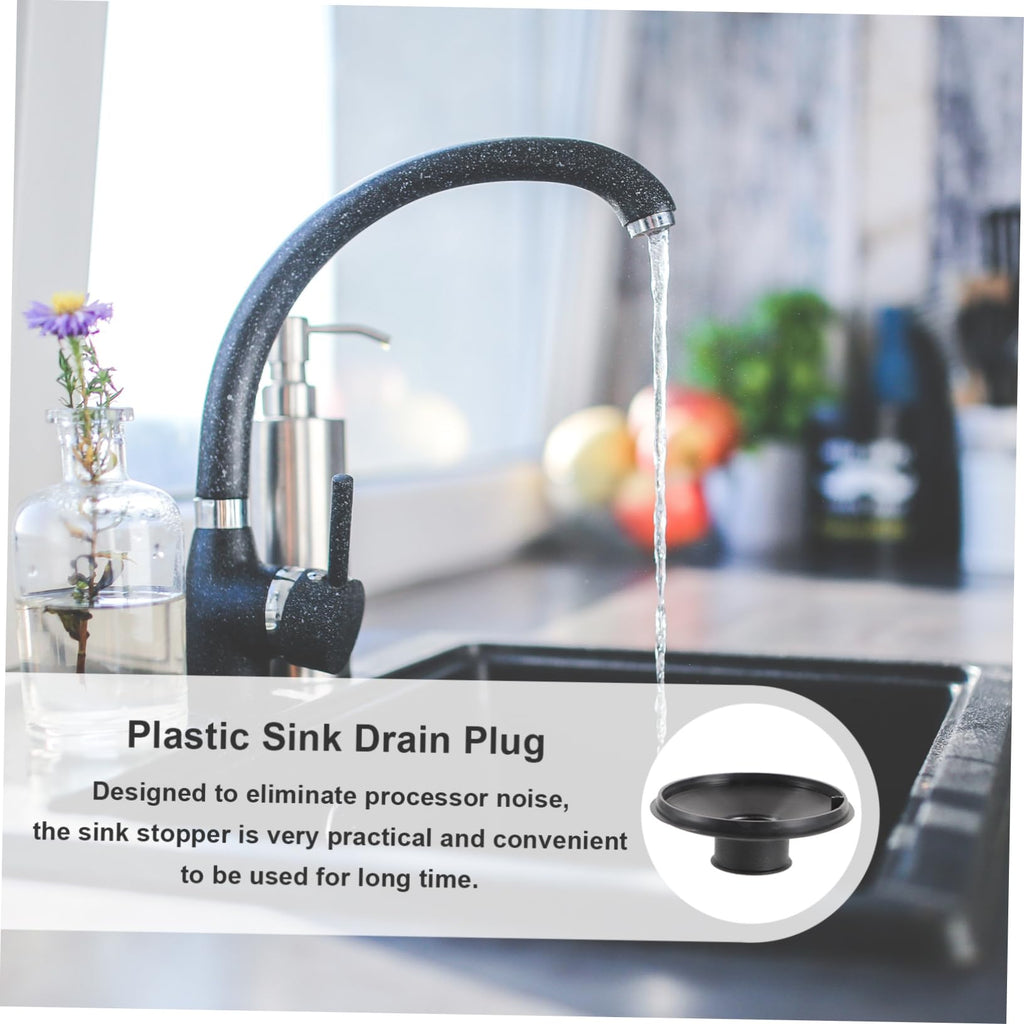 Angoily 2pcs Kitchen Sink Stopper Plastic Drain Waste Seal for Garbage Disposal for Kitchen Sinks Prevents Splashing and Clogs