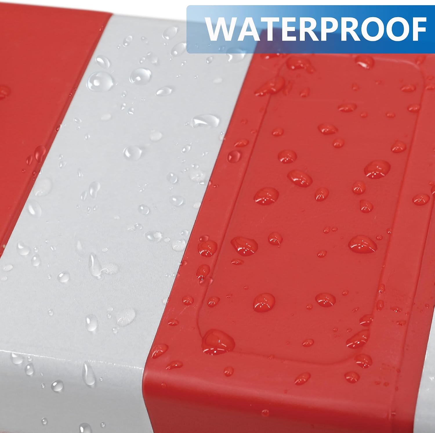 Expandable 7.41ft Safety Barricade,Retractable Security Barrier Water Filled Weighted Base,Adjustable Traffic