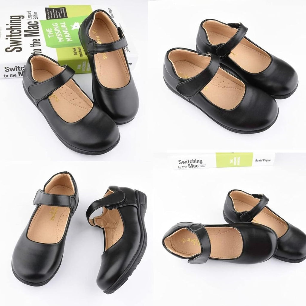 Girl's Strap School Uniform Dress Shoe Mary Jane Flat (Toddler/Little Kid/Big Kid)
