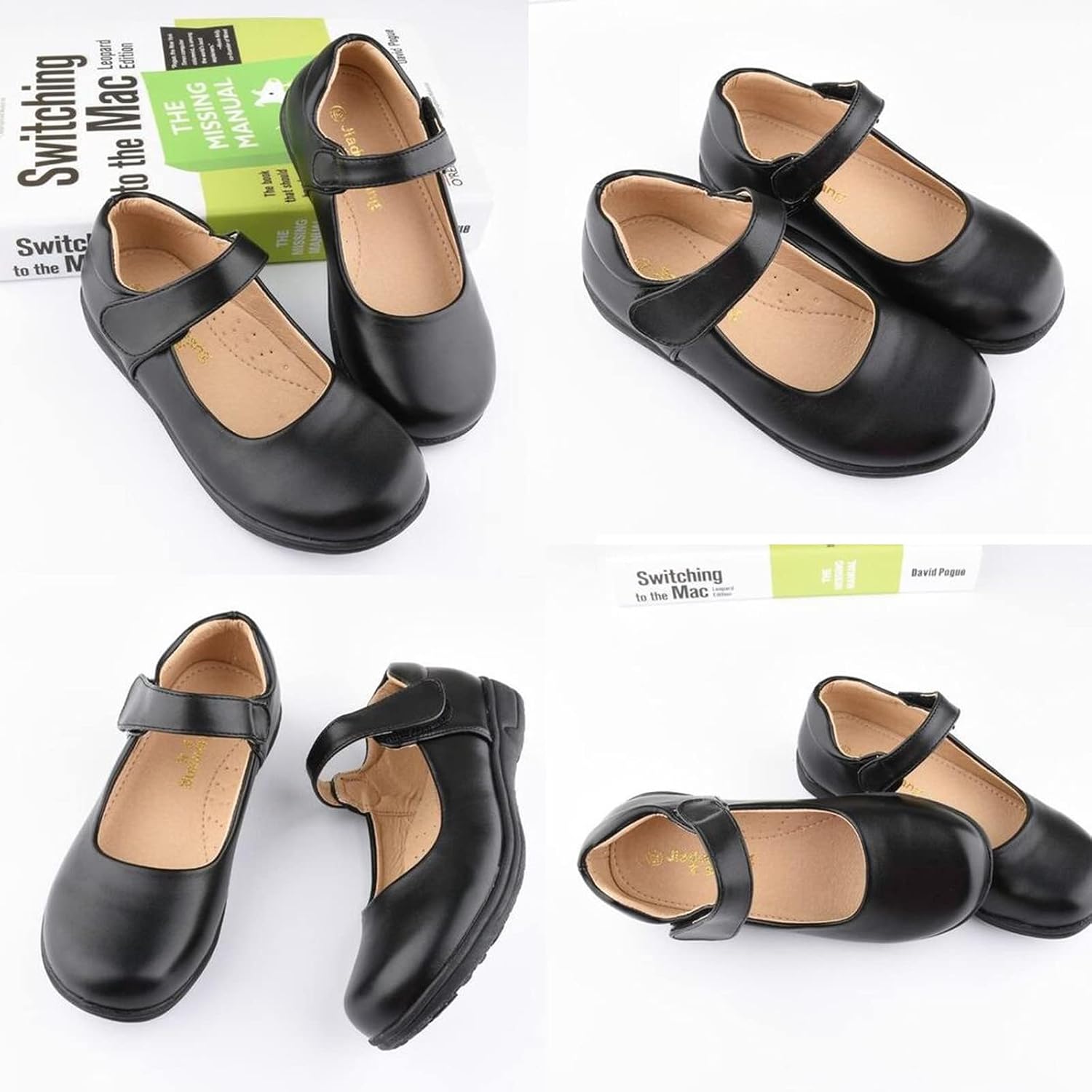 Girl's Strap School Uniform Dress Shoe Mary Jane Flat (Toddler/Little Kid/Big Kid)