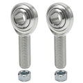 MDEOOSKY 2 PCS 5/8 Heim Joint CM10 Rod End Bearing, 5/8-18 Right Hand Male Thread with Jam Nuts, Ideal for Machinery and Automation