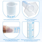 10 Pcs Plastic Graduated Measuring Cylinder 50ml, Lab Supplies