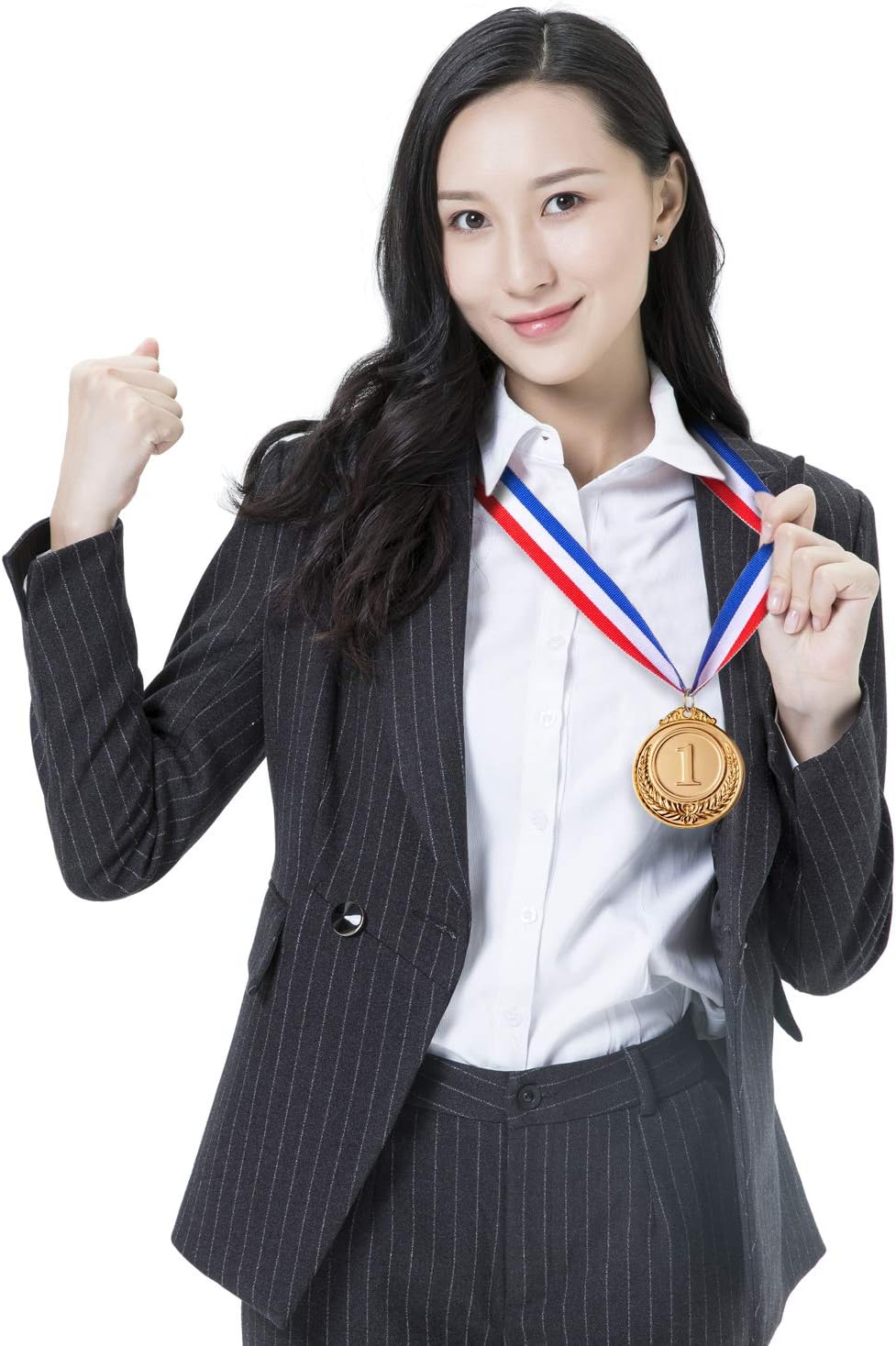 48 Piece Gold Silver Bronze Award Medals-Winner Medals Olympic Style | Gold Silver Bronze Medals Awards Medals for