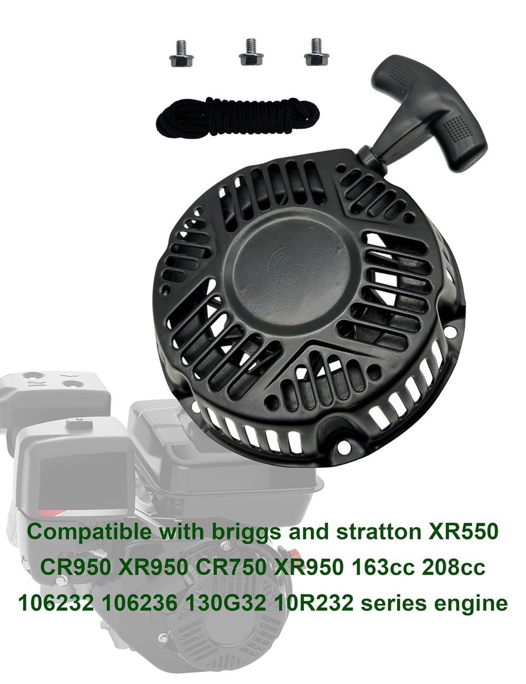 YAMAKATO 590607 797276 Recoil Starter for Briggs Stratton CR750 CR950