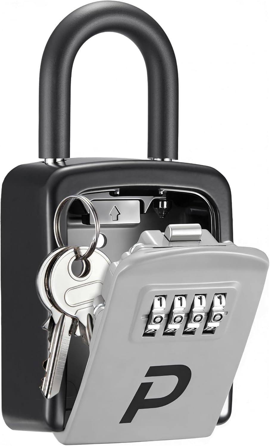 Key Lock Box, Lockbox for Keys Outdoor Combination Security Lockbox Outside Portable Storage Safe Box for Realtor and