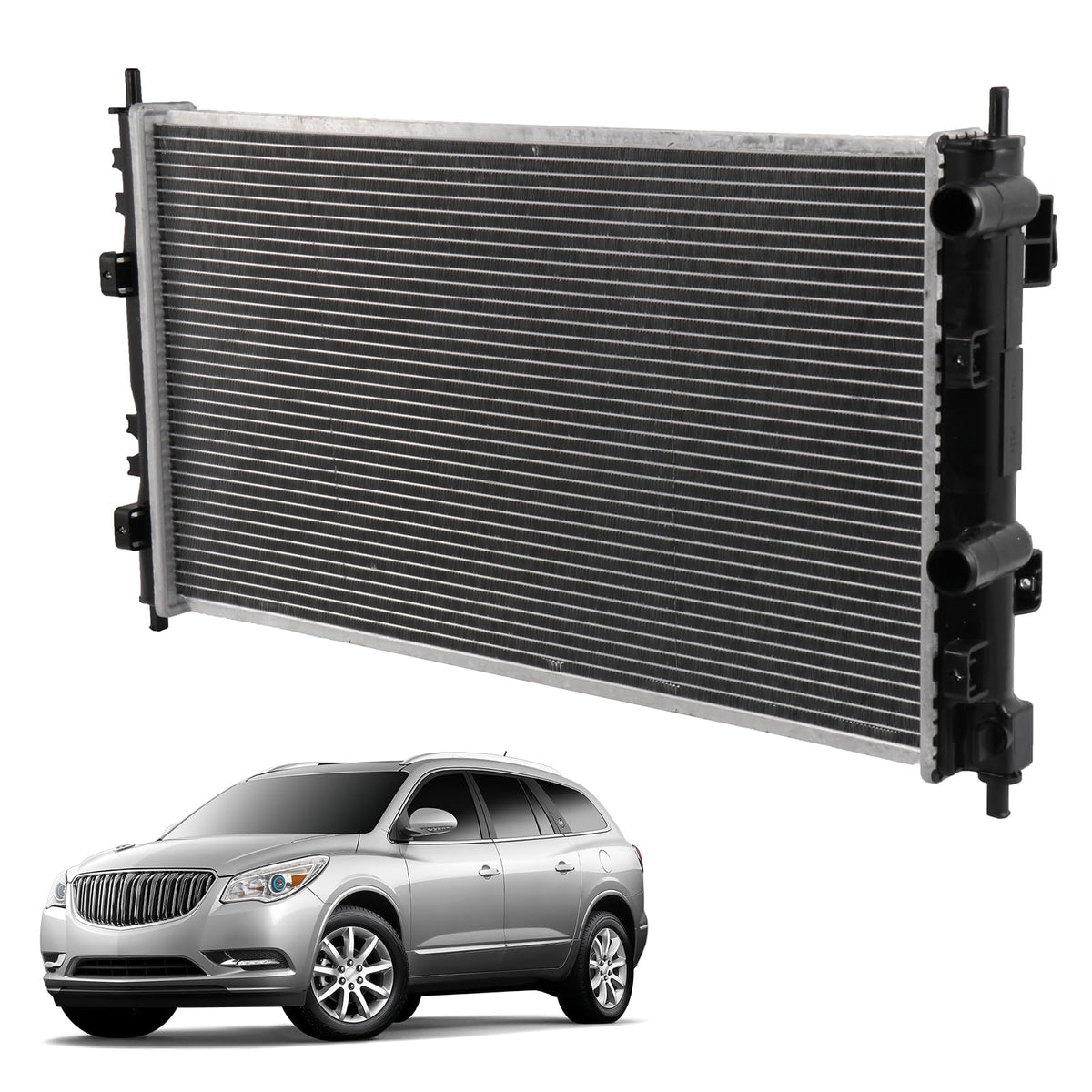 OCPTY 2323 Engine Radiator Compatible with 2001-2006 for Chrysler Sebring