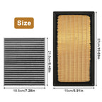 Engine Cabin Air Filter Kit with Activated Carbon