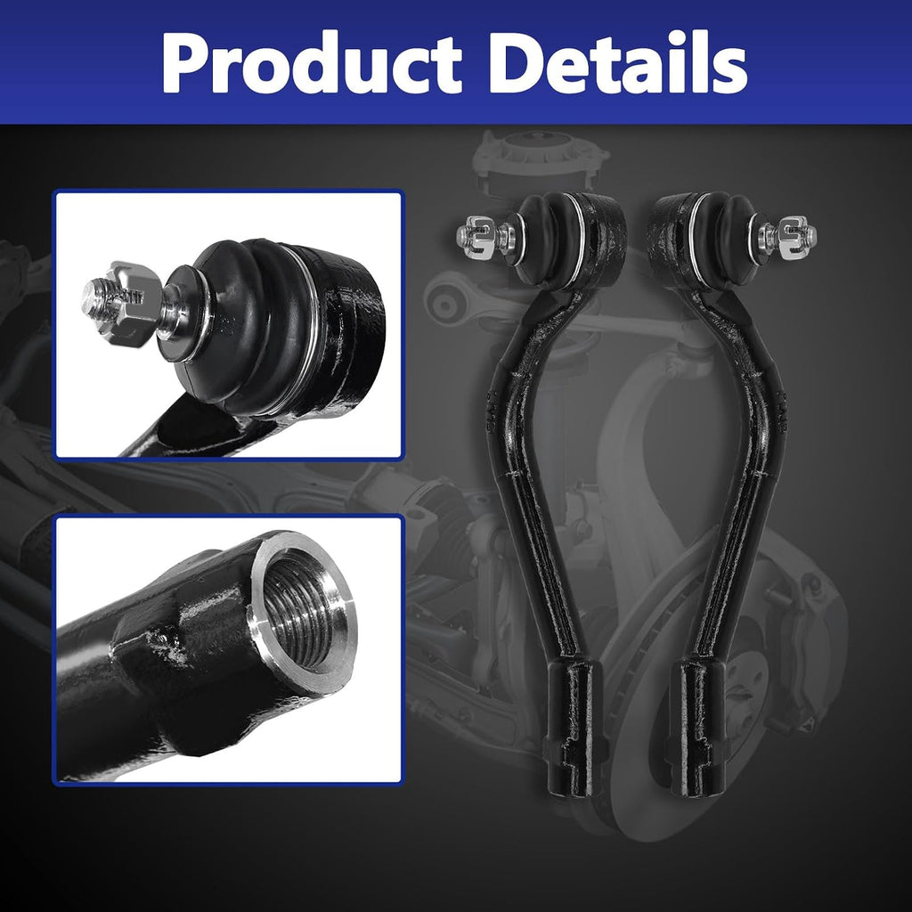 2Pcs Front Outer Tie Rod Ends Fit For 2011-2014 Hyundai Sonata, 2010-2017 Hyundai Tucson Azera, 2011-2016 Kia Sportage Optima Azera, ES800717 ES800718